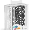 Oakie Doakie Dice Set D6 Marble: Black (36 stuks)