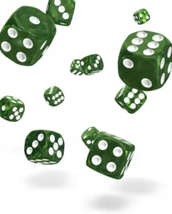 Oakie Doakie Dice Set D6 Marble: Green (36 stuks)