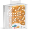 Oakie Doakie Dice Set D6 Marble: Orange (12 stuks)