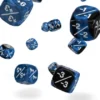 Oakie Doakie Dice Set D6 Positive/Negative: Blue (14 stuks)