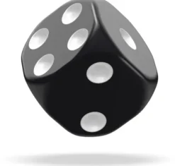Oakie Doakie Dice Set D6 Solid: Black (12 stuks)