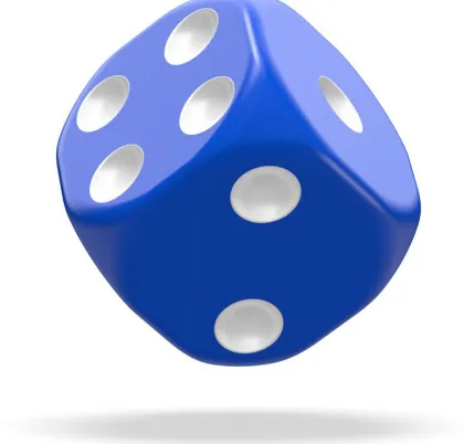Oakie Doakie Dice Set D6 Solid: Blue (36 stuks)