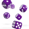 Oakie Doakie Dice Set D6 Solid: Purple (12 stuks)