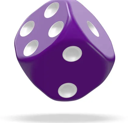 Oakie Doakie Dice Set D6 Solid: Purple (12 stuks)