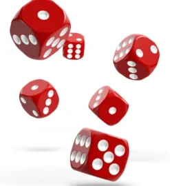 Oakie Doakie Dice Set D6 Solid: Red (12 stuks)
