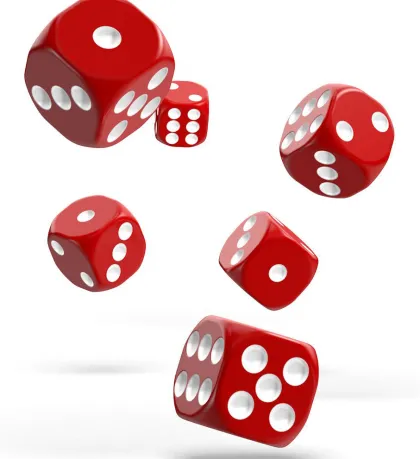 Oakie Doakie Dice Set D6 Solid: Red (12 stuks)