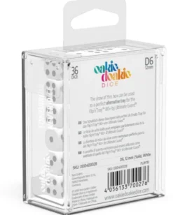 Oakie Doakie Dice Set D6 Solid: White (36 stuks)