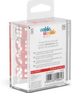 Oakie Doakie Dice Set D6 Speckled: Red (12 stuks)