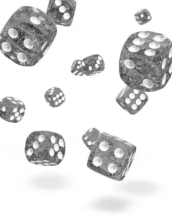 Oakie Doakie Dice Set D6 Speckled: Black (36 stuks)