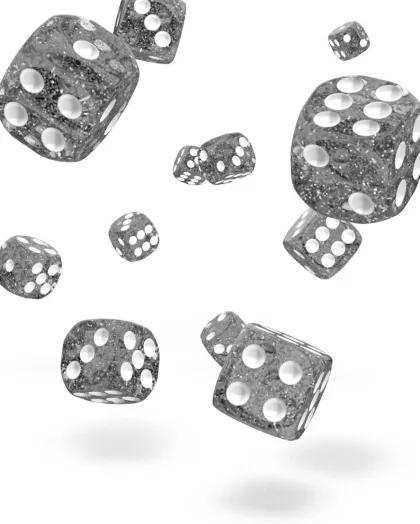 Oakie Doakie Dice Set D6 Speckled: Black (36 stuks)