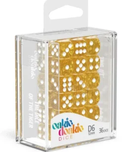 Oakie Doakie Dice Set D6 Speckled: Orange (36 stuks)