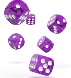 Oakie Doakie Dice Set D6 Speckled: Pink (12 stuks)