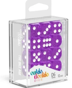 Oakie Doakie Dice Set D6 Speckled: Pink (12 stuks)