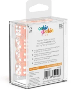 Oakie Doakie Dice Set D6 Translucent: Orange (12 stuks)