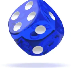 Oakie Doakie Dice Set D6 Translucent: Blue (12 stuks)