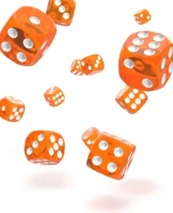 Oakie Doakie Dice Set D6 Translucent: Orange (36 stuks)
