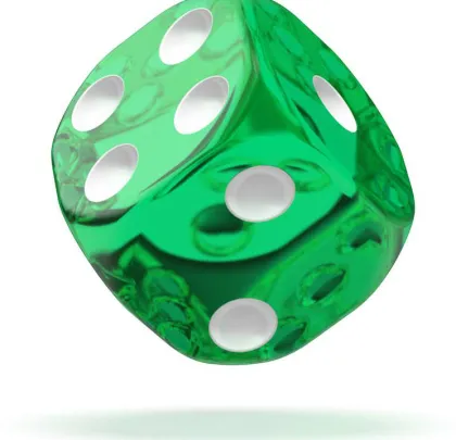 Oakie Doakie Dice Set D6 Translucent: Green (12 stuks)