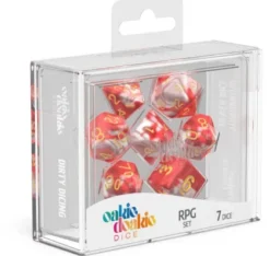 Oakie Doakie Dice Set RPG Gemidice: Red Sky (7 stuks)