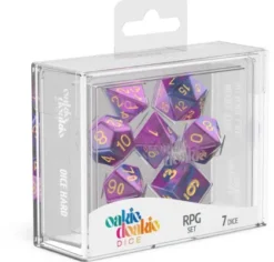 Oakie Doakie Dice Set RPG Gemidice: Amethyst (7 stuks)
