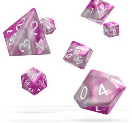 Oakie Doakie Dice Set RPG Gemidice: Magnolia (7 stuks)