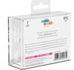 Oakie Doakie Dice Set RPG Gemidice: Magnolia (7 stuks)