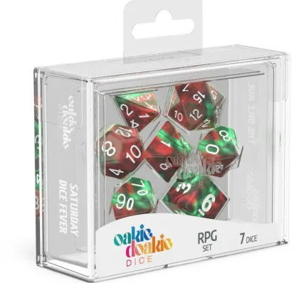 Oakie Doakie Dice Set RPG Gemidice: Bloody Jungle (7 stuks)
