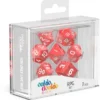 Oakie Doakie Dice Set RPG Marble: Red (7 stuks)