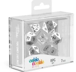 Oakie Doakie Dice Set RPG Metal: Mercury (7 stuks)