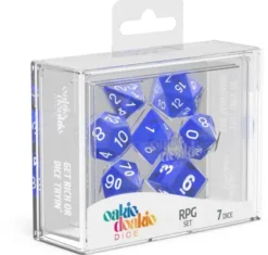 Oakie Doakie Dice Set RPG Translucent: Blue (7 stuks)