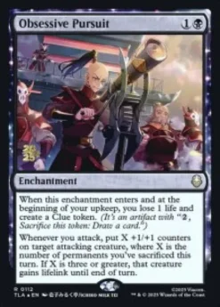 Obsessive Pursuit (foil) - Avatar: The Last Airbender Prerelease Promo's