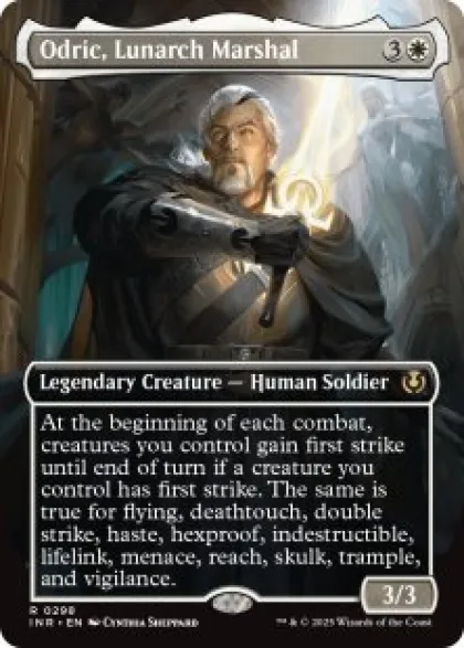 Odric, Lunarch Marshal (#298) (borderless) - Innistrad Remastered Varianten