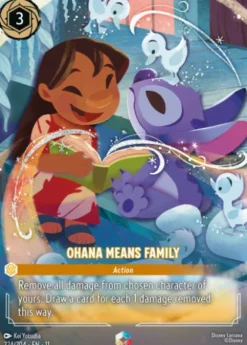 Ohana Means Family (foil) (borderless) - Winterspell