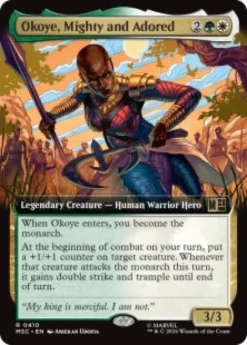 Okoye, Mighty and Adored (extended art) - Marvel Super Heroes Commander Varianten