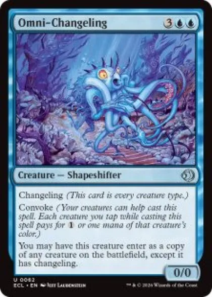 Omni-Changeling (foil) - Lorwyn Eclipsed