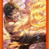 One Piece - Card Sleeves: Portgas.D.Ace (70 stuks)