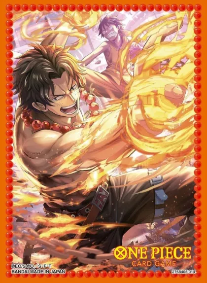 One Piece - Card Sleeves: Portgas.D.Ace (70 stuks)