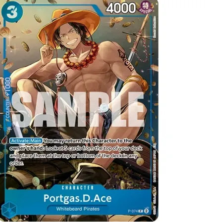 One Piece - Tin Pack Set Vol. 2: Portgas. D. Ace (TS-02)