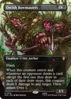 Orcish Bowmasters (#19) (borderless) - The Hobbit Eternal