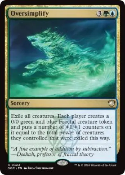 Oversimplify - Secrets of Strixhaven Commander