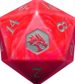 Oversized Die D20 Adventures in the Forgotten Realms