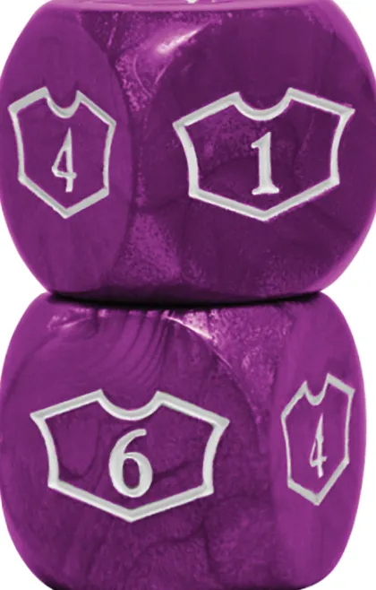 Oversized Loyalty Dice Set: Swamp (4 stuks)