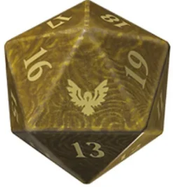 Oversized Spindown Die D20 Strixhaven: School of Mages