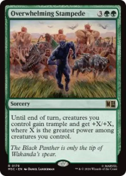 Overwhelming Stampede - Marvel Super Heroes Commander