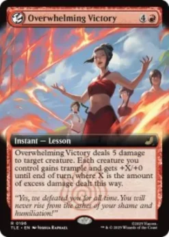 Overwhelming Victory (extended art) - Avatar: The Last Airbender Eternal Varianten