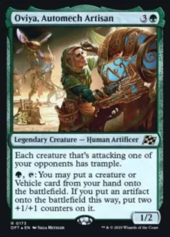 Oviya, Automech Artisan (foil) - Aetherdrift Prerelease Promo's