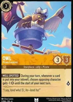 Owl, Pirate Lookout (foil) - Azurite Sea