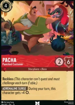 Pacha, Panicked Customer (foil) - Attack of the Vine