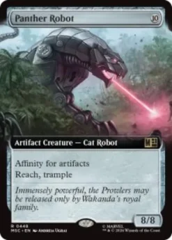 Panther Robot (extended art) - Marvel Super Heroes Commander Varianten