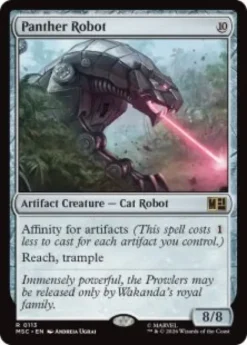 Panther Robot (surge foil) - Marvel Super Heroes Commander