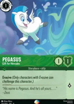 Pegasus, Gift for Hercules (foil) (borderless) - Fabled